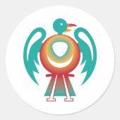 Sticker Rond thunderbird v2 (Devant)
