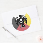 Sticker Rond thunderbird v2 (Enveloppe)