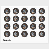 Sticker Rond ThunderCats | Lion-O Graphique électrique (Feuille)