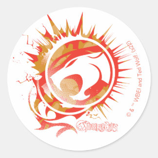 Sticker Rond ThunderCats | Logo explosif