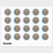 Sticker Rond ThunderCats | Mumm-Ra Vit (Feuille)
