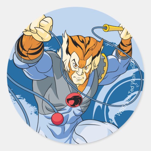 Sticker Rond ThunderCats | Tygra Character Graphic (Devant)