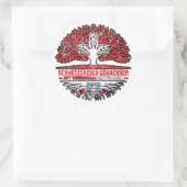 Sticker Rond Thüringen Thüringisch Schweizer Schweiz Baum (Sac)