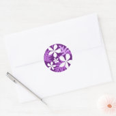 STICKER ROND TIARE (PURPLE) (Enveloppe)
