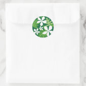 STICKER ROND TIARE (VERT) (Sac)