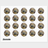 Sticker Rond Tibbs (Feuille)