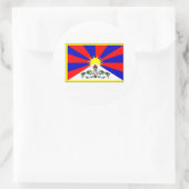 Sticker Rond Tibet FLAG International (Sac)