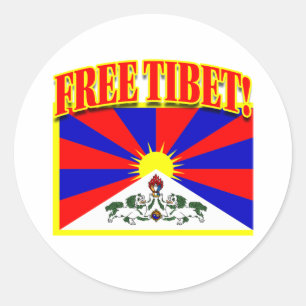 STICKER ROND TIBET GRATUIT