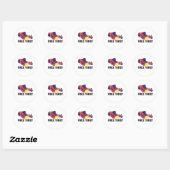 STICKER ROND TIBET GRATUIT (Feuille)