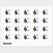 Sticker Rond Tibétain Mastiff Trick (Feuille)