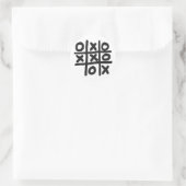Sticker Rond Tic Tac Toe (Sac)