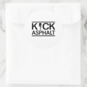 Sticker Rond Tick Asphalt (Sac)