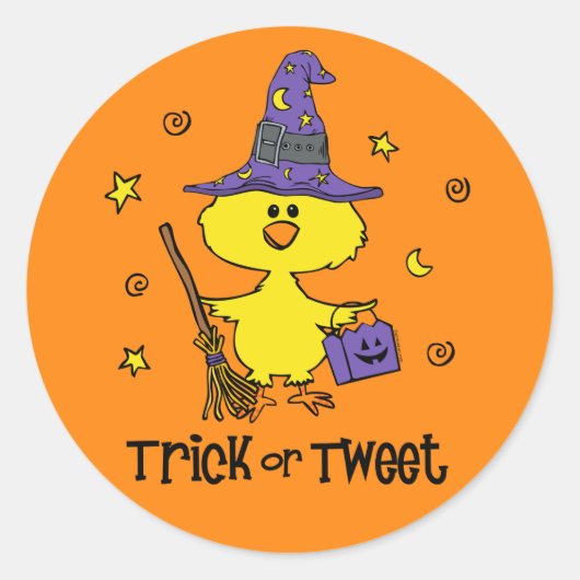Sticker Rond Ticket ou tweet (Devant)
