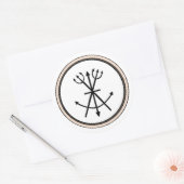 Sticker Rond Tidents, Spears et Harpoons (Enveloppe)