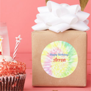 Sticker Rond Tie Dye