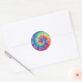 Sticker Rond Tie Dye One (Enveloppe)