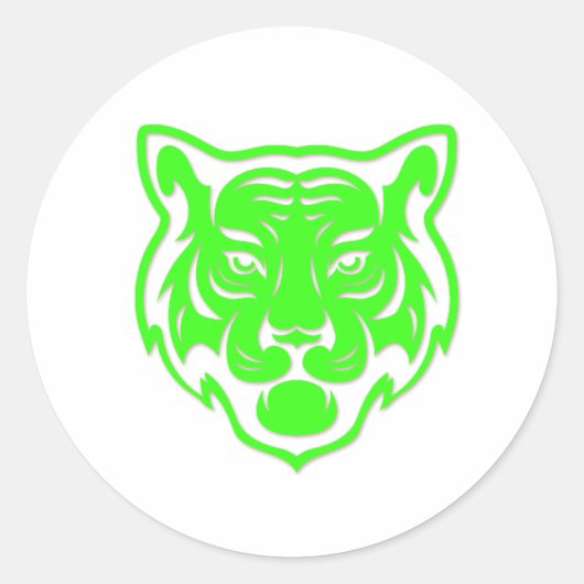 Sticker Rond Tiger (Devant)