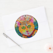 Sticker Rond Tiger (Enveloppe)