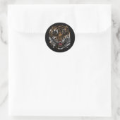 Sticker Rond Tiger (Sac)