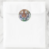 Sticker Rond Tiger Stare (Sac)