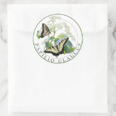 Sticker Rond Tiger Swallowtail Papilio Glaucus (Sac)