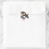 Sticker Rond Tiger Wild CAT (Sac)