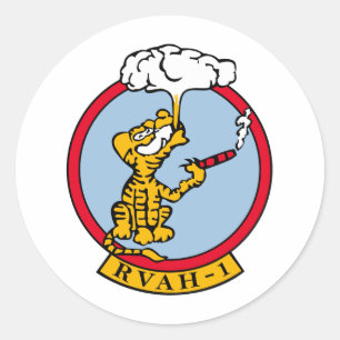 Sticker Rond Tigers Cool RVAH-1