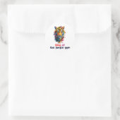 Sticker Rond Tigre (Sac)