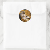 Sticker Rond Tigre (Sac)