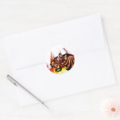 Sticker Rond Tigre (Enveloppe)