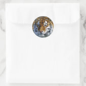 Sticker Rond Tigre (Sac)