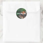 Sticker Rond Tigre à la chute (Sac)