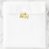 Sticker Rond Tigre et Pie (Sac)