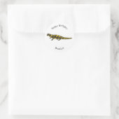 Sticker Rond Tigre salamandre (Sac)