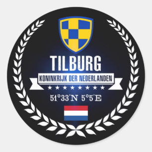 Sticker Rond Tilburg