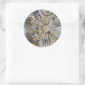 Sticker Rond Tiles d'éclatement III (Sac)