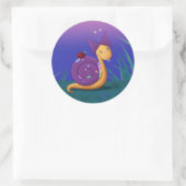 Sticker Rond Tilly the Snail (Sac)