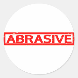 Sticker Rond Timbre abrasif