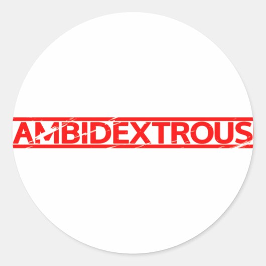 Sticker Rond Timbre amphibie (Devant)
