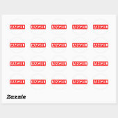 Sticker Rond Timbre Angel (Feuille)