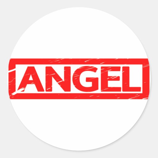 Sticker Rond Timbre Angel (Devant)
