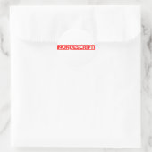 Sticker Rond Timbre banal (Sac)