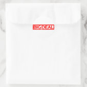 Sticker Rond Timbre Big Deal (Sac)