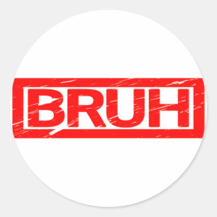 Sticker Rond Timbre Brut