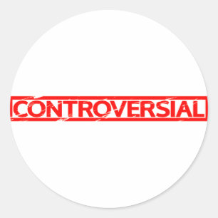 Sticker Rond Timbre controversé