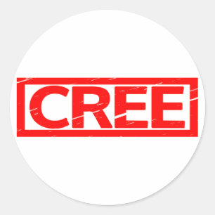 Sticker Rond Timbre cri