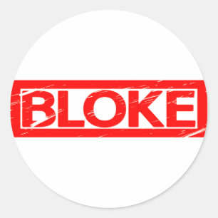 Sticker Rond Timbre de blocs