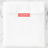 Sticker Rond Timbre de Bogus (Sac)