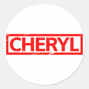Sticker Rond Timbre de Cheryl