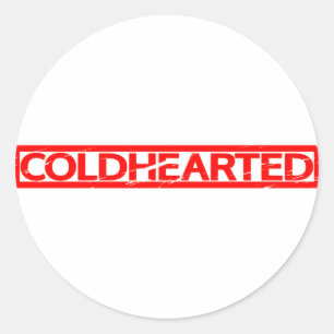 Sticker Rond Timbre de coeur